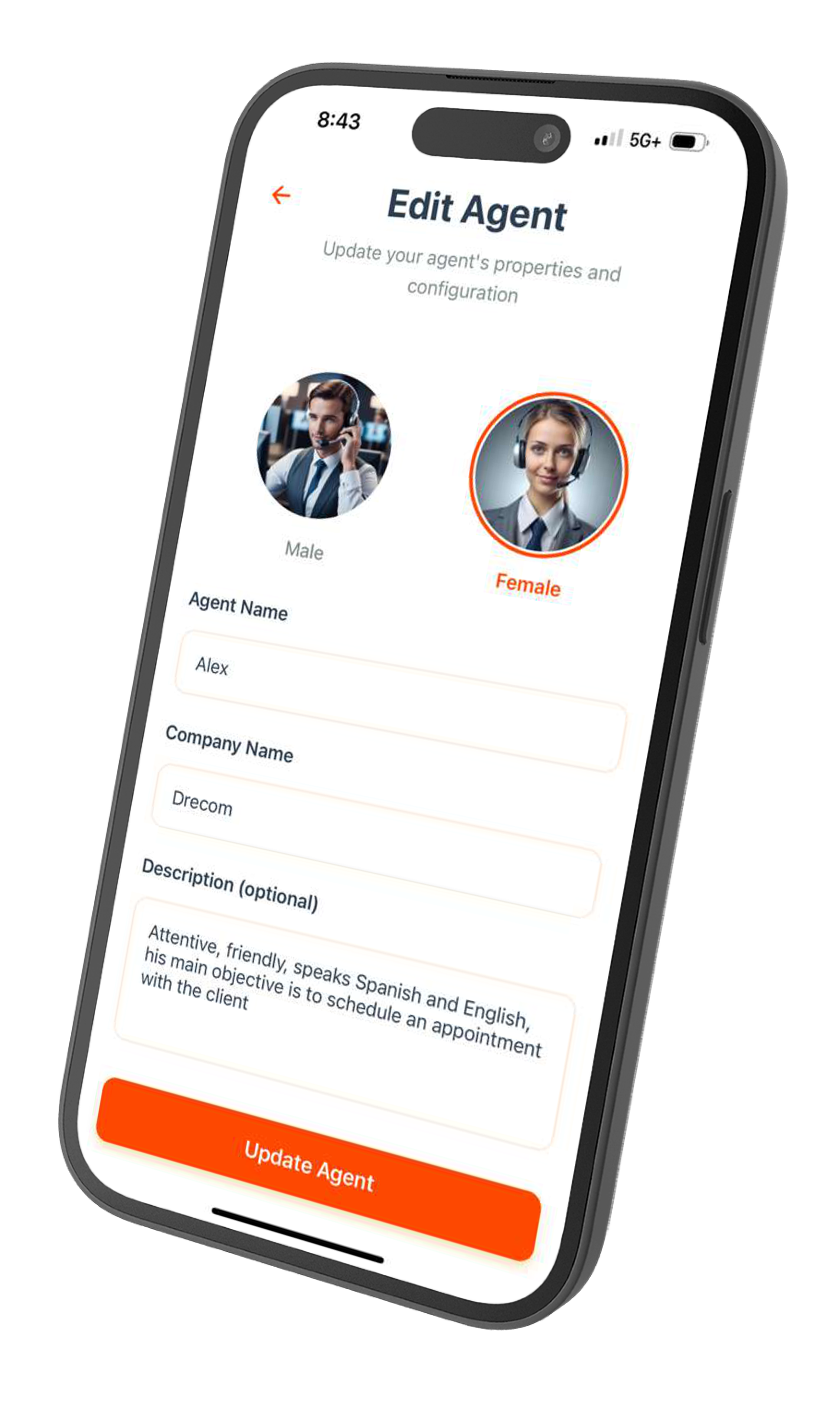 EasyAgent App Interface